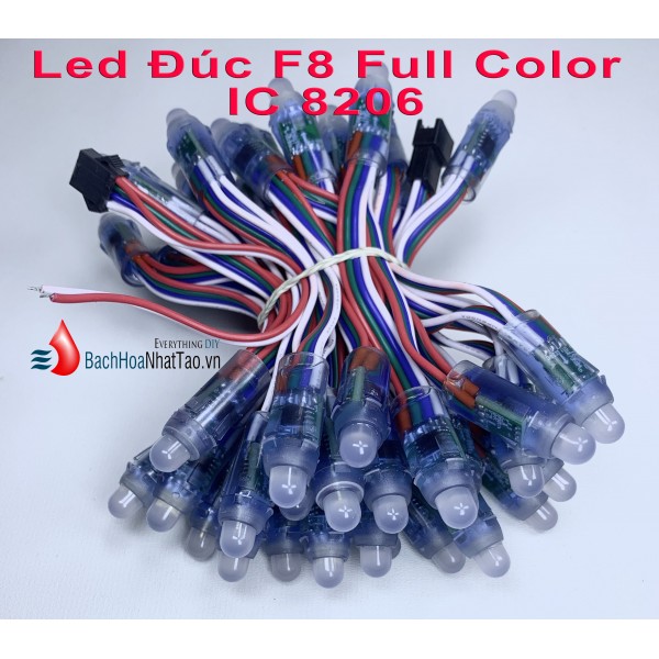 Led Đúc F8 Full Color IC 8206 Auto