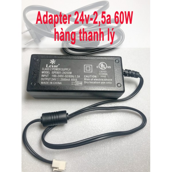 Nguồn Adapter 24V - 2.5A