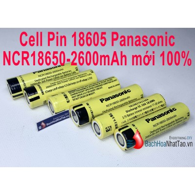 Cell Pin 18605 Panasonic NCR18650